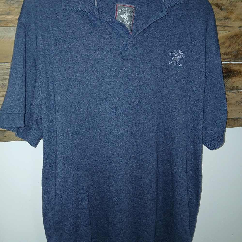 Beverly Hills Polo Club Men's Blue Polo Shirt